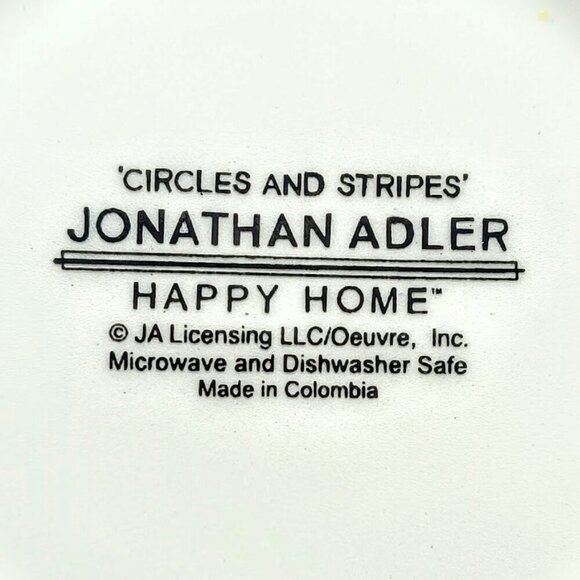 Jonathan Adler Happy Home Circles and Stripes Ceramic Mugs - Picture 8 of 8